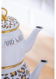 Resim Acar Qualita Nova Alt-üst Emaye Mini Çaydanlık Takımı Renkli 