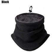 Resim Prosperlink Erkek Kadın Polar Isıtmalı Motosiklet Maskesi - Kışlık Rüzgar Geçirmez Balaclava Kamp/bisiklet Black 