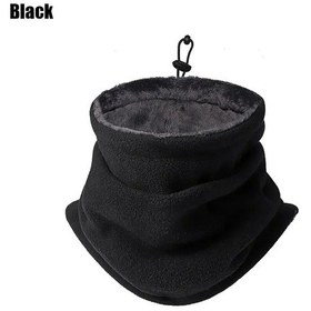 Resim Prosperlink Erkek Kadın Polar Isıtmalı Motosiklet Maskesi - Kışlık Rüzgar Geçirmez Balaclava Kamp/bisiklet Black 