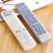 Resim 2 Adet Uzaktan Kumanda Kılıfı Şeffaf Ekrana Koruyucu ile - Yüksek Kalite & Toza Dayan, 5H Sertlik Darbeye Karşın Dirençli, TV/Roku uzak kumandalar iça ergonomik uyum, Çizilme direncine sahip koruma kaplaması, İlave düşünülmüş önceden ayrık butonlar (TV ve akış cihazları çoğu modelle tamamen örtuşür), Mat bitim, şekillendirici dayanklı malzemesiyle 2023 Modeli Ev Sineması ses ekipmanleri için ideal 