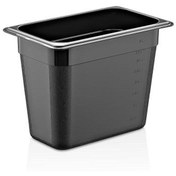 Resim GastroPlast Gn1/4-200 Mm Polikarbon Gastronom Küvet, Siyah 