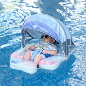 Resim Mambobaby Yüzme Simidi - Jelly Dream, Emniyetli, Gölgelikli ve Ayak Destekli 