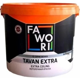 Resim Fawori EXTRA Tavan Boyası Yüksek Beyazlık ve Örtme Gücü 10 kg İç Mekan Kullanımı 
