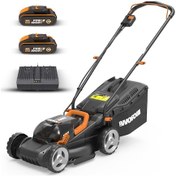 Resim Worx Wg779e 40volt 2.5ah. Li-ion 34cm Profesyonel Şarjlı Çim Biçme 