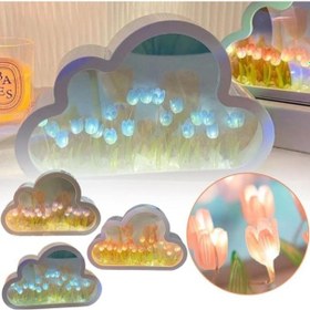 Resim Cosmos E-ticaret El Yapımı Büyük Boy Bulut Gece Lambası Çok Renkli 