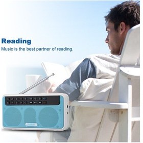 Resim Xindoker Rolton E500 Çok Fonksiyonlu Bluetooth Hoparlör: Fm Radyo, El Feneri, Mikrofon, Tf Kart Ve Kayıt Özellikli 