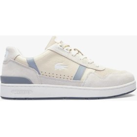 Resim Lacoste T-Clip Hakiki Deri Erkek Bej Sneaker 