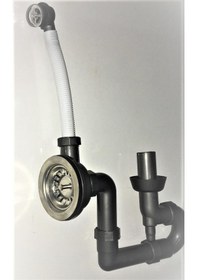Resim Teka Granıt Tek Göz Taşmalı Eviye Sifon Takımı 