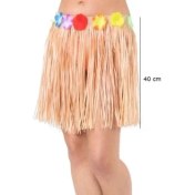 Resim Saman Renk Püsküllü Hawaii Luau Hula Etek 