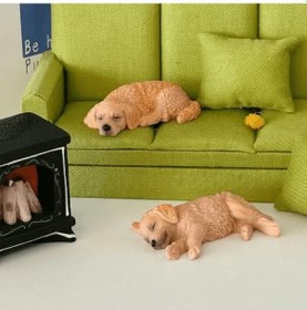 Resim Sunshine022 Koyu Altın Retriever Tipa 2adet Sevimli Köpek Araç Dekorasyonu Konsol Dikiz Aynası Ev Araç Aksesuarı 