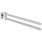 Resim Start Cube Uzun Havluluk, 2 Kollu, 438 Mm, Döndürülebilir, Duş/banyo Aksesuarları, Krom, 40976000 