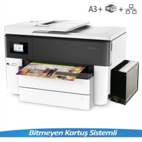 Resim Officejet Pro 7740 Geniş Formatlı Bitmeyen Kartuşlu A3 Yazıcı + Anakart Yazılımlı 