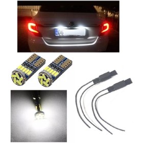 Resim ERAKS CAR ACCESORIES Fıat Egea Led Plaka Ampulü T10 15 Led Ve Arıza Kesici 