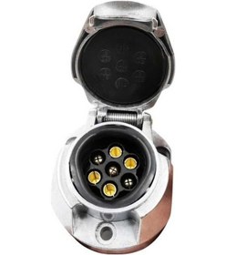 Resim Wondernest 2 Adet Vs171ew 7p 12v Alüminyum Alaşımlı Römork Prizi Ab Tak Çiftli Diğer 
