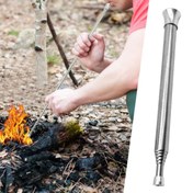 Resim Teleskopik Ateş Başlatıcı Outdoor Üfleme Borusu 63 Cm 