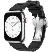 Resim Watch 44mm Spor Görünümlü Clo- Krd-94 Silikon Kordon-siyah 