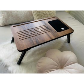 Resim Delixa Axolotl Foldaway Telefon ve Tablet Bölmeli Katlanır Ayaklı Laptop Sehpası Notebook Bilgisayar Çalışm 