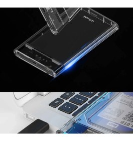Resim Qgeem QG-ST05 2.5 Inç Sata Harddisk Veri Aktarım Kutusu 