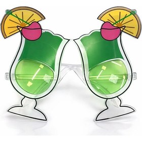 Resim Lvsqvr Kokteyl Bardak Parti Gözlüğü Yeşil Renk 
