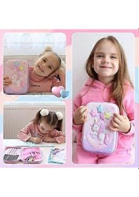 Resim Valkyrie 3 Boyutlu Büyük Unicorn Su Geçirmez Kalem Kutusu Pembe 