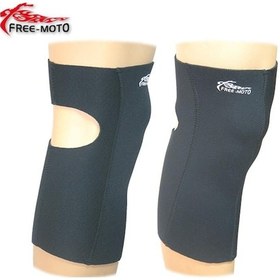 Resim Free - Moto Free-Moto Motorsikletçi Neopren Orta Boy Dizlik 