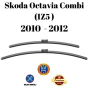 Resim Skoda Octavia Combi 1z5 2010 2011 2012 Uyumlu Ön Cam Silecek Süpürgesi Takımı 600/400mm Silbak Sb2419a 