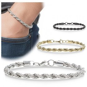 Resim Moncuk Design Rope Halat Çelik Zincir Bileklik 6mm 3351czb2d8 Sarı 