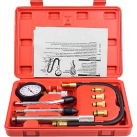 Resim Xiyu Shop Uzatma Çubuğu Stili Benzinli Motor Sıkıştırma Test Cihazı Kiti, Benzinli Gaz Motoru Otomatik Alet Seti Için Profesyonel Silindir Basınç Göstergesi (Psı) (Yurt Dışından) 