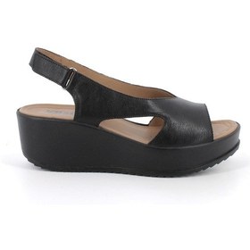 Resim Sandalet Kadın Diğer 7666000 Igı&co Dcd 76660 Capra Tamponata Nero Siyah 