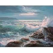 Resim Teltree 37x30cm El Yapımı 5d Pano, Yuvarlak Pırlanta, Kısmi Taşlama, Çerçeve Yok, S9945 