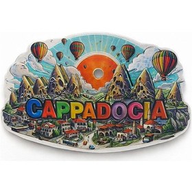 Resim Kapadokya Temalı Silikon Buzdolabı Magneti Model 4 