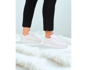 Resim Deri Şeffaf Günlük Sneaker Ayakkabı Alexander Mcqueen Ithal 