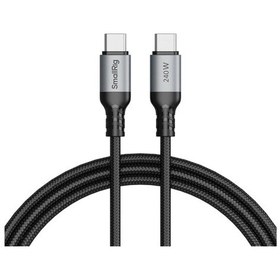 Resim Smallrig 4908 240w Usb-c Düz Güç Kablosu 100 Cm Siyah 