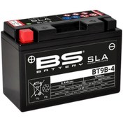 Resim Bs Motosiklet Aküsü Bt9b-4 Sla 12 Volt 8.4 Amper 