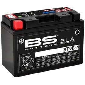 Resim Bs Motosiklet Aküsü Bt9b-4 Sla 12 Volt 8.4 Amper 
