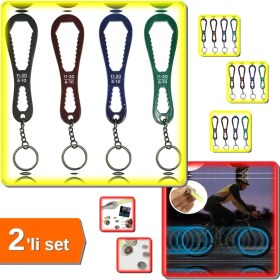 Resim Bisiklet Tamir Seti + Işıklı Sibop Kapağı - Güvenli Sürüş Için Gerekli! IJ56KL 