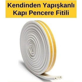 Resim Bnp11 Rodex Fitilli Pencere Bandı Beyaz 9 6mm 2 3m/box D Typ 