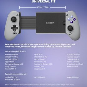 Resim Android ve iPhone 15 Serisi için GameSir G8 Galileo Mobil Oyun Denetleyicisi (USB-C) - Hall Effect Joystick'leri ve Tetikleyiciler, 3.5 mm Ses Jakı - Xbox, PlayStation ve Diablo Immortal Oyna 
