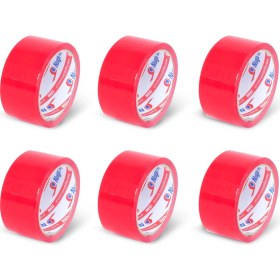 Resim Nuga 45 mm x 40 mt Kırmızı Koli Bandı 6 Adet 