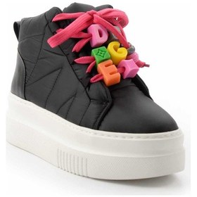 Resim Siyah Beyaz Kadın Bot & Bootie K02791095367 Siyah 