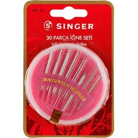 Resim Singer 30 Parça El Dikiş İğne Seti (İplik Geçirici dir) 