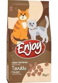Resim Enjoy Tavuklu Yetişkin Kedi Maması 2 x 2 KG 