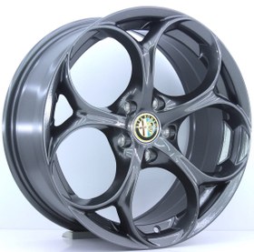 Resim R1 Wheels 17 inç 5*110 ET35 Füme Jant Takımı (J-1273) 