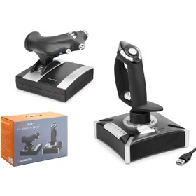 Resim NODAR Nd750 Pxn 2119Pro Usb Pc Uçuş Similatörü Joystick Siyah 
