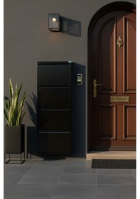 Resim Metal Ayakkabılık 4'lü Model Siyah 