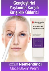 Resim Pierre Cardin ve Nemlendiricili Yoğun Gece Bakım Kremi 50 ML 