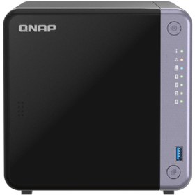 Resim Qnap TS-432X-4G007 4GB 10TBHDD 4x3.5" SATA Desteği RAID(0) NAS Depolama Ünitesi 