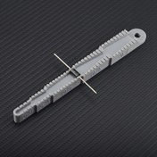 Resim 1 Adet Duvara Monte Katlanır Mengene Transistörler/Dirençler için - 8mm Delik Aralığı, Güvenli Montaj için Dayanıklı Plastik & Metal Vidalar/Konnektörler, Elektronik Montajı ve PCB Üretimi İçin Endüstriyel Alet, Katlanabilir Tasarım, Verimli Mesafe Mekanizması 