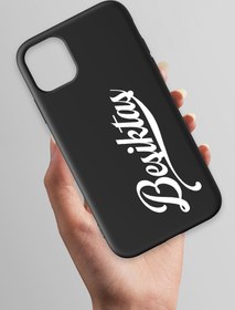 Resim Beşiktaş El Yazılı Siyah Telefon Kılıfı - iPhone 11 