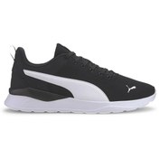 Resim Puma Anzarun Lite Siyah Beyaz Erkek Sneaker Spor Ayakkabı 
